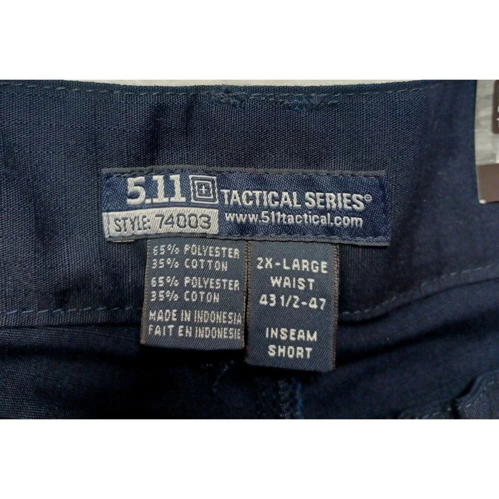 5.11 Tactical Ripstop TDU Navy Blue Cargo Pants Men's Size 2XL/Short (43-47)